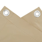 Balkon-Sichtschutz Beige 120x300 cm Oxford-Gewebe