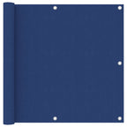 Balkon-Sichtschutz Blau 90x500 cm Oxford-Gewebe