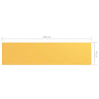 Balkon-Sichtschutz Gelb 75x300 cm Oxford-Gewebe