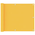 Balkon-Sichtschutz Gelb 75x600 cm Oxford-Gewebe