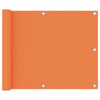 Balkon-Sichtschutz Orange 75x300 cm Oxford-Gewebe