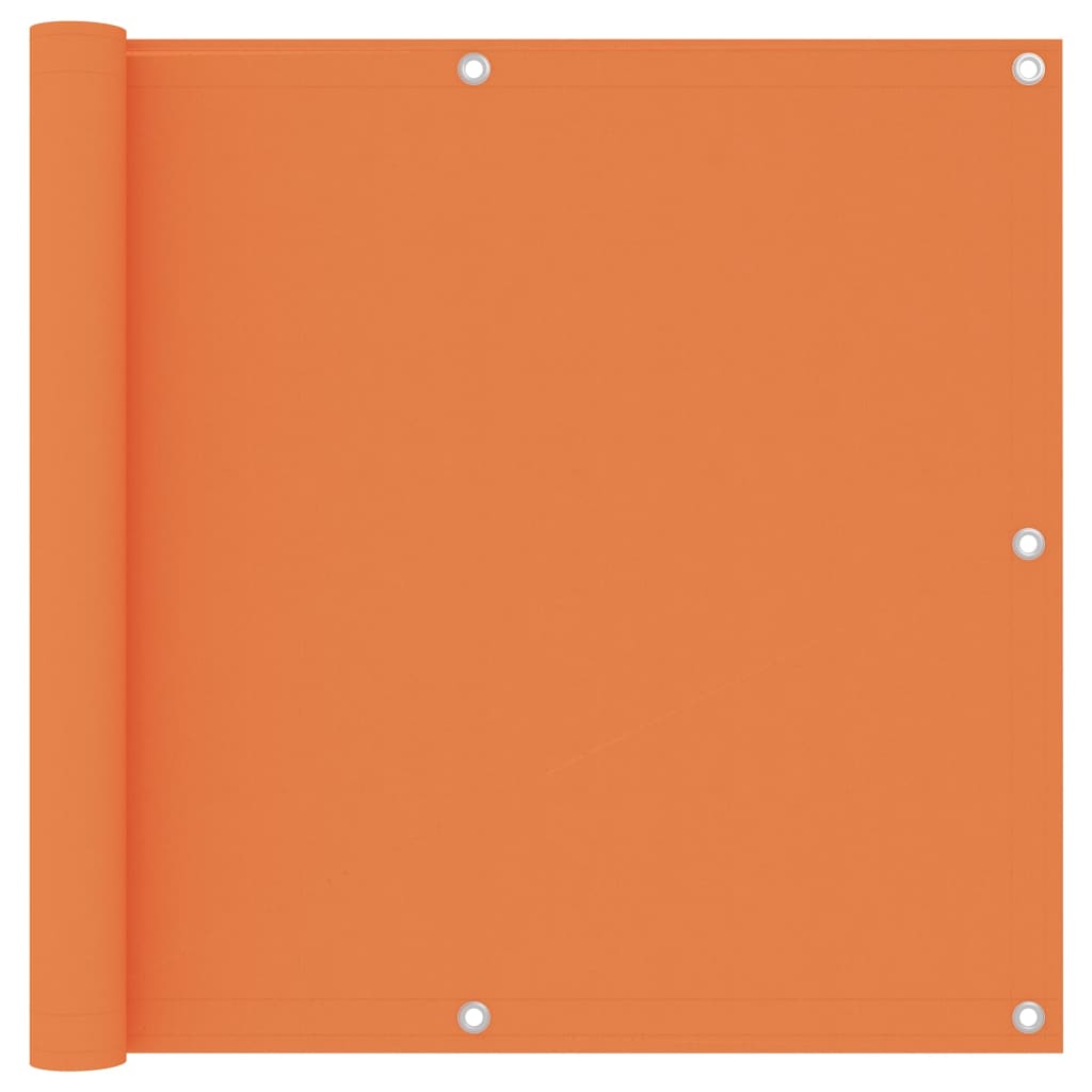 Balkon-Sichtschutz Orange 90x400 cm Oxford-Gewebe