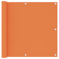Balkon-Sichtschutz Orange 90x500 cm Oxford-Gewebe