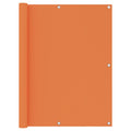 Balkon-Sichtschutz Orange 120x600 cm Oxford-Gewebe