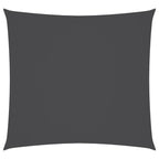 Sonnensegel Oxford-Gewebe Quadratisch 7x7 m Anthrazit