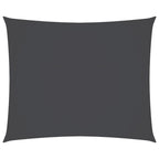 Sonnensegel Oxford-Gewebe Rechteckig 3,5x4,5 m Anthrazit