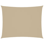 Sonnensegel Oxford-Gewebe Rechteckig 2x3,5 m Beige