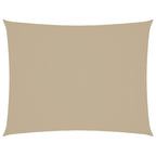 Sonnensegel Oxford-Gewebe Rechteckig 3x6 m Beige
