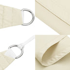 Sonnensegel Oxford-Gewebe Quadratisch 6x6 m Creme