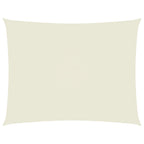 Sonnensegel Oxford-Gewebe Rechteckig 2,5x4 m Creme