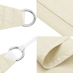 Sonnensegel Oxford-Gewebe Rechteckig 2,5x4 m Creme