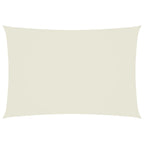 Sonnensegel Oxford-Gewebe Rechteckig 2,5x4,5 m Creme