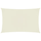 Sonnensegel Oxford-Gewebe Rechteckig 4x7 m Creme