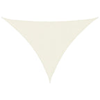 Sonnensegel Oxford-Gewebe Dreieckig 3x4x4 m Creme