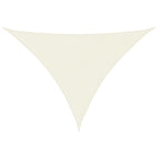 Sonnensegel Oxford-Gewebe Dreieckig 3,5x3,5x4,9 m Creme