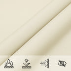 Sonnensegel Oxford-Gewebe Dreieckig 5x7x7 m Creme