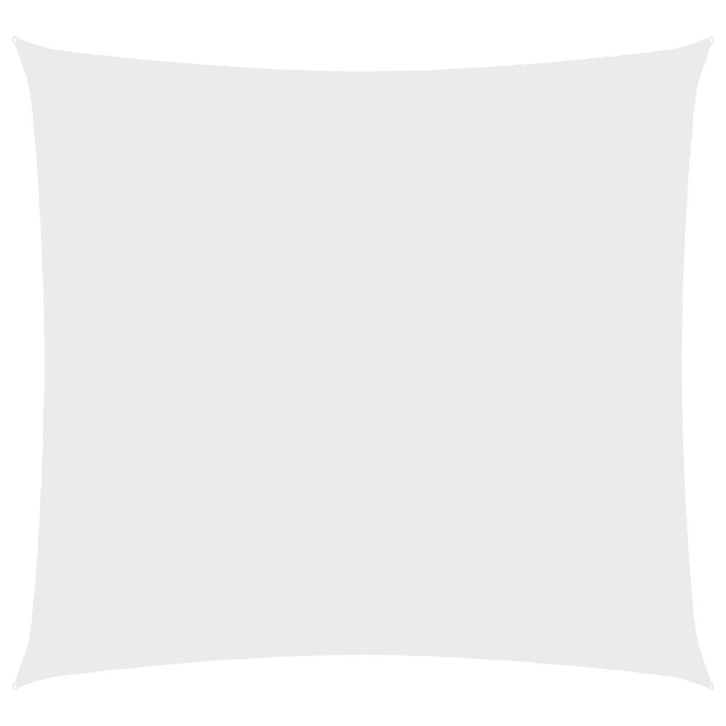Sonnensegel Oxford-Gewebe Quadratisch 2,5x2,5 m Weiß