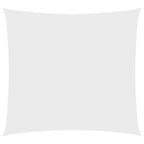 Sonnensegel Oxford-Gewebe Quadratisch 5x5 m Weiß