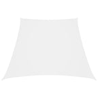 Sonnensegel Oxford-Gewebe Trapezförmig 2/4x3 m Weiß