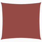 Sonnensegel Oxford-Gewebe Quadratisch 2,5x2,5 m Terrakottarot