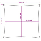 Sonnensegel Oxford-Gewebe Rechteckig 2,5x3 m Terrakotta-Rot