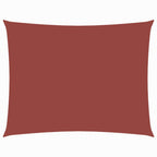 Sonnensegel Oxford-Gewebe Rechteckig 3x5 m Terrakotta-Rot