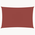 Sonnensegel Oxford-Gewebe Rechteckig 3x6 m Terrakotta-Rot