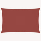 Sonnensegel Oxford-Gewebe Rechteckig 4x7 m Terrakotta-Rot