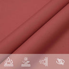 Sonnensegel Oxford-Gewebe Rechteckig 5x8 m Terrakotta-Rot