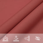 Sonnensegel Oxford-Gewebe Rechteckig 6x8 m Terrakotta-Rot