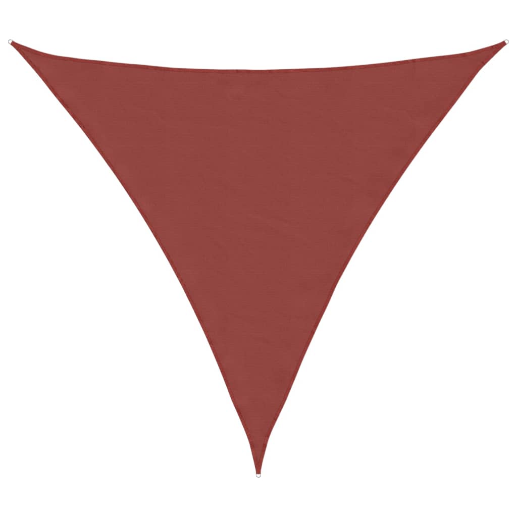 Sonnensegel Oxford-Gewebe Dreieckig 4x4x4 m Terrakotta-Rot