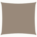 Sonnensegel Oxford-Gewebe Quadratisch 3,6x3,6 m Taupe