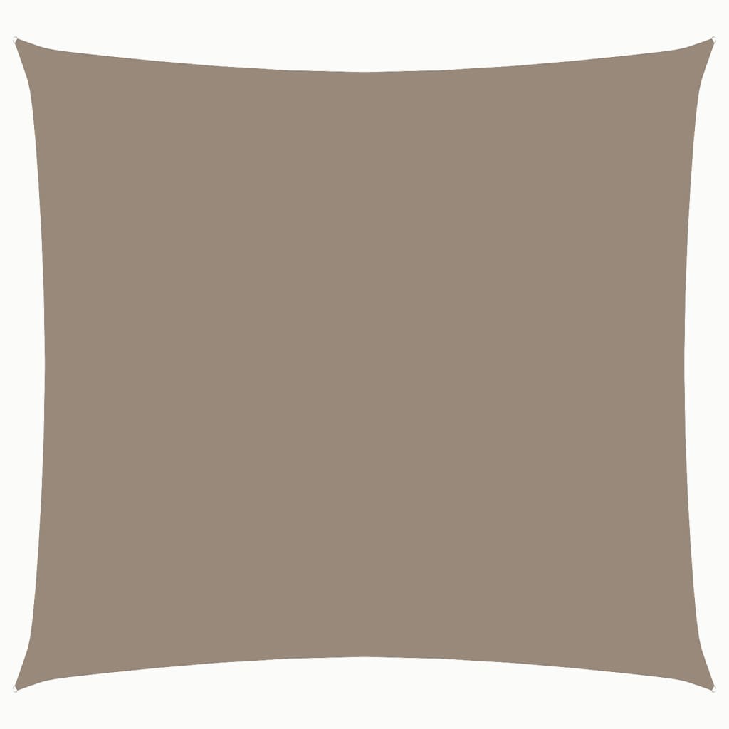 Sonnensegel Oxford-Gewebe Quadratisch 4x4 m Taupe