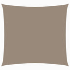 Sonnensegel Oxford-Gewebe Quadratisch 4,5x4,5 m Taupe