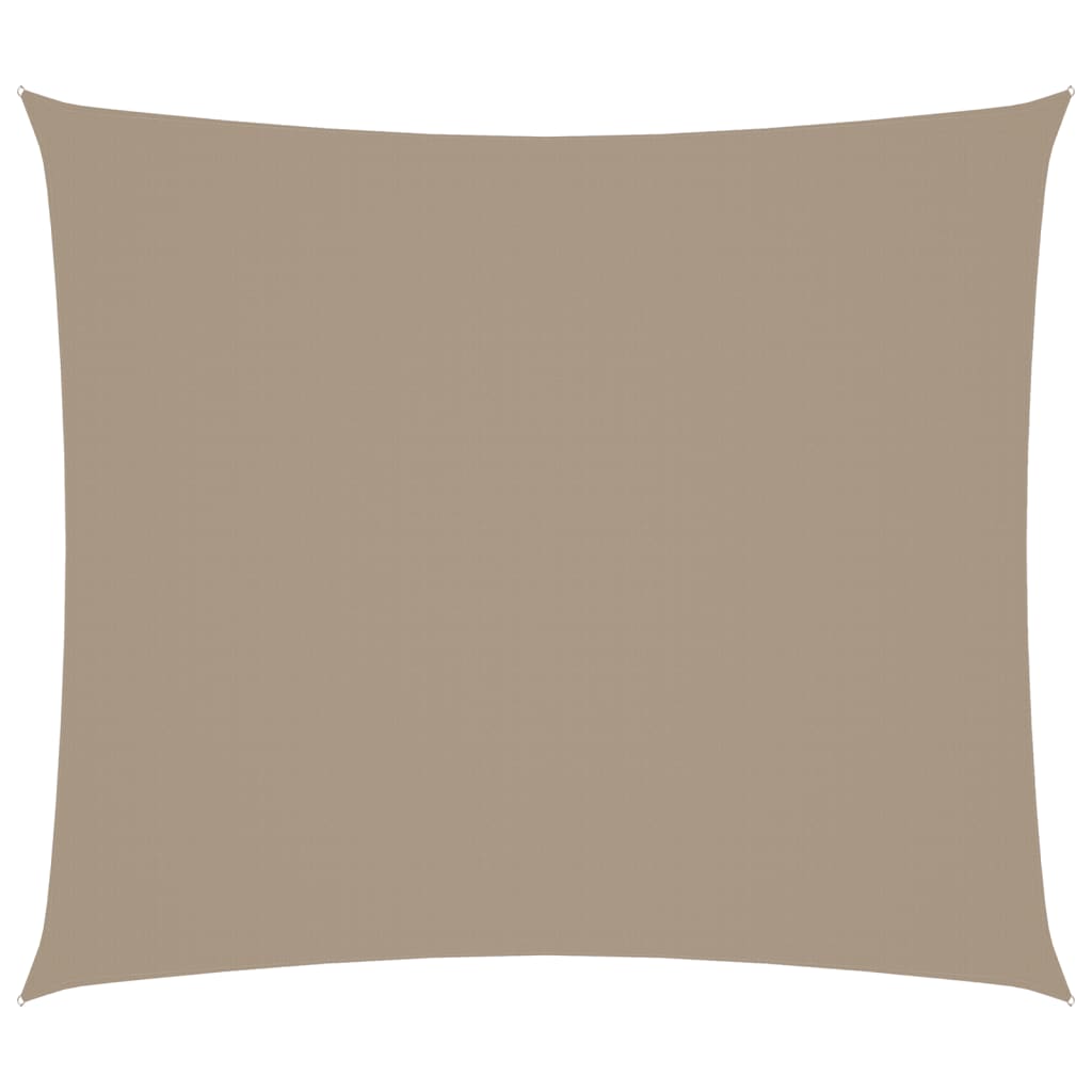 Sonnensegel Oxford-Gewebe Rechteckig 2x2,5 m Taupe