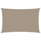 Sonnensegel Oxford-Gewebe Rechteckig 2x4,5 m Taupe