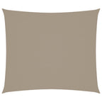 Sonnensegel Oxford-Gewebe Rechteckig 2,5x3 m Taupe