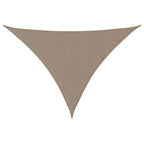 Sonnensegel Oxford-Gewebe Dreieckig 3,5x3,5x4,9 m Taupe