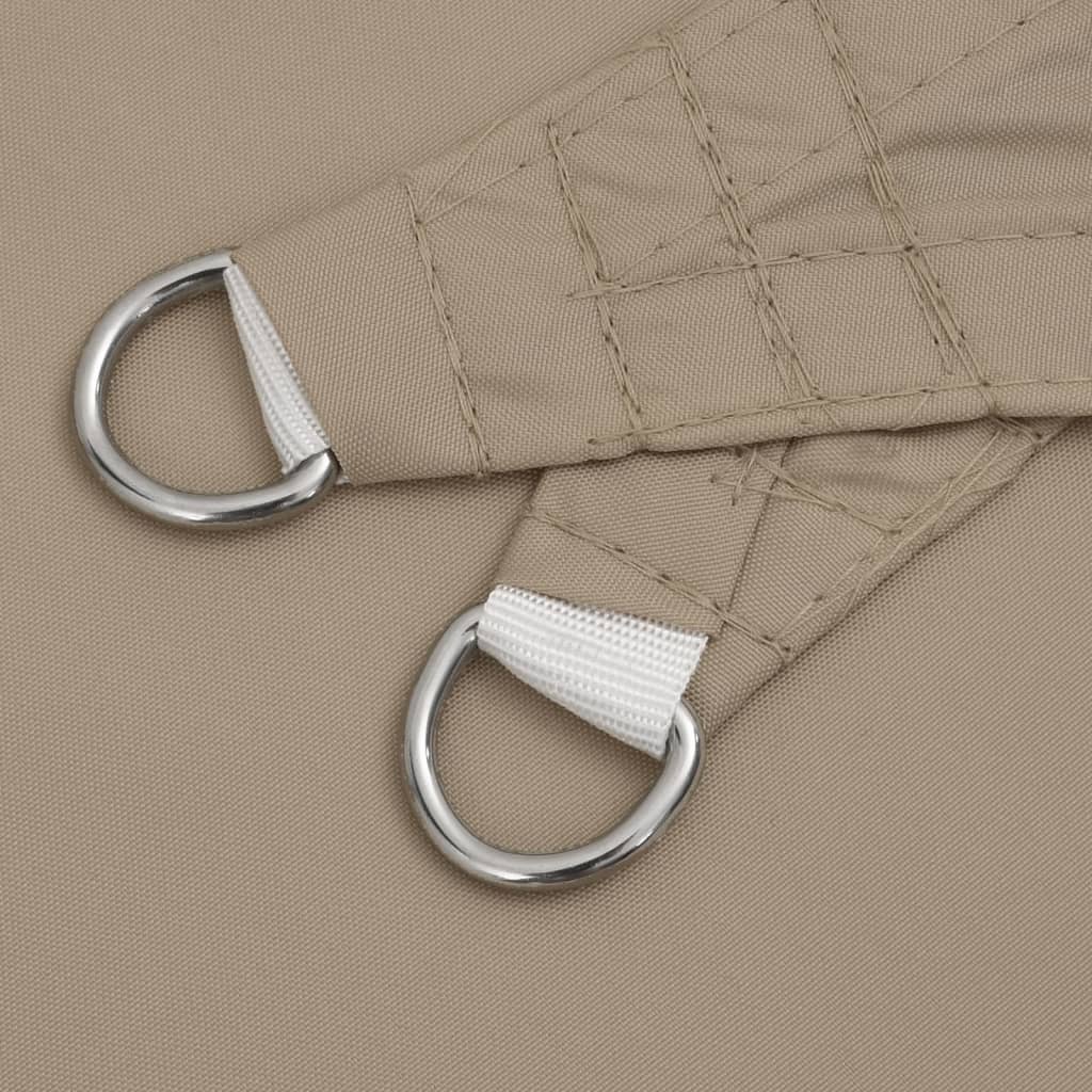 Sonnensegel Oxford-Gewebe Dreieckig 4x4x4 m Taupe
