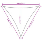 Sonnensegel Oxford-Gewebe Dreieckig 4,5x4,5x4,5 m Taupe