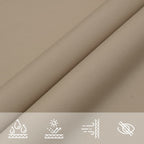 Sonnensegel Oxford-Gewebe Dreieckig 5x6x6 m Taupe