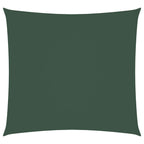 Sonnensegel Oxford-Gewebe Quadratisch 2,5x2,5 m Dunkelgrün