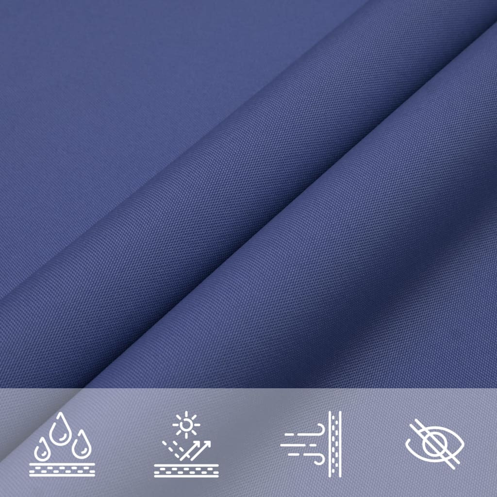 Sonnensegel Oxford-Gewebe Rechteckig 4x5 m Blau