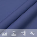 Sonnensegel Oxford-Gewebe Rechteckig 4x6 m Blau