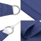 Sonnensegel Oxford-Gewebe Dreieckig 3x4x5 m Blau