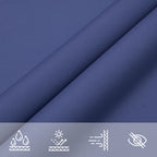 Sonnensegel Oxford-Gewebe Dreieckig 3x4x5 m Blau