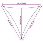 Sonnensegel Oxford-Gewebe Dreieckig 5x5x5 m Blau