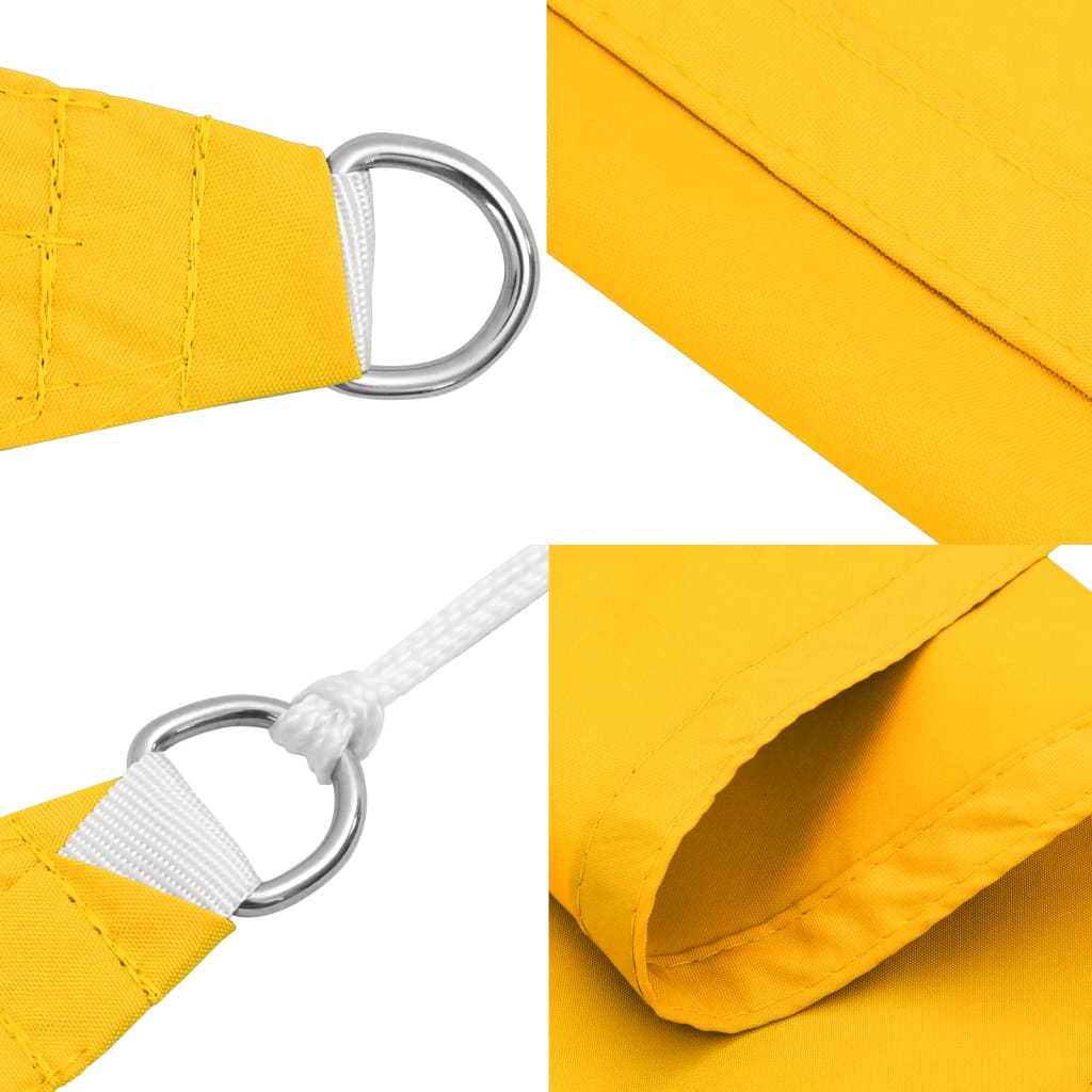 Sonnensegel Oxford-Gewebe Rechteckig 2,5x4,5 m Gelb