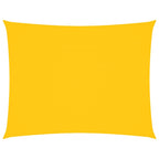 Sonnensegel Oxford-Gewebe Rechteckig 6x8 m Gelb