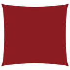 Sonnensegel Oxford-Gewebe Quadratisch 2,5x2,5 m Rot